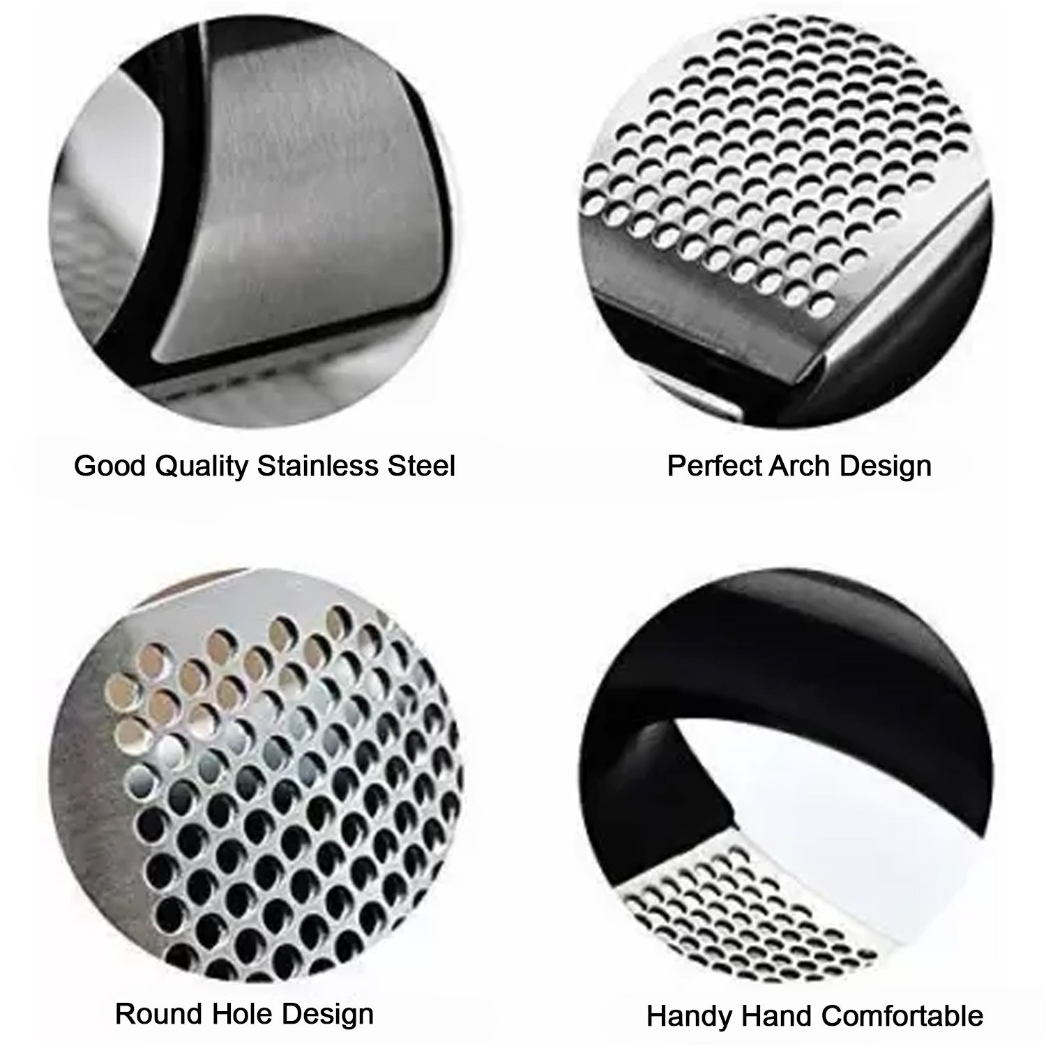2350 Multipurpose Garlic Presser Squeeze Press Crusher Stainless Steel Kitchen Tools, Quick Handy Ginger Garlic Crusher DeoDap 2350 Multipurpose Garlic Presser Squeeze Press Crusher Stainless Steel Kitchen Tools, Quick Handy Ginger Garlic Crusher DeoDap